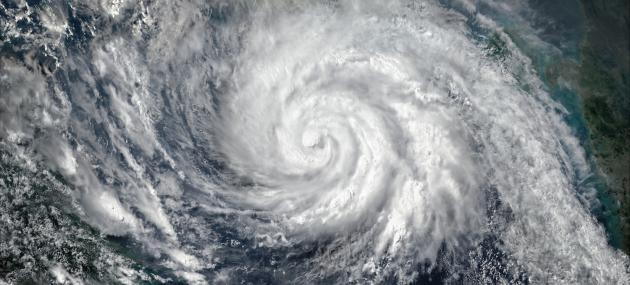 hurricane as seen from space